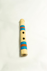 musical instrument - pipe on white background