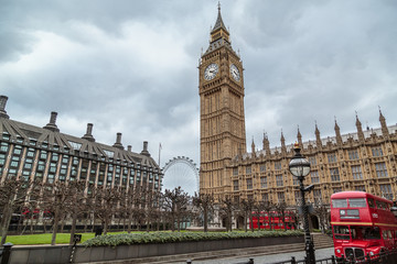 Fototapeta na wymiar Big Ben & Houses of Parliament Westminster London