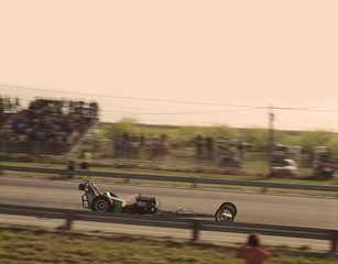 vintage slingshot dragster