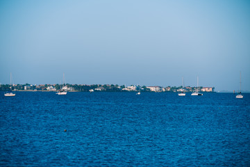 Fototapeta premium the peace river at Punta Gorda and Port Charlotte