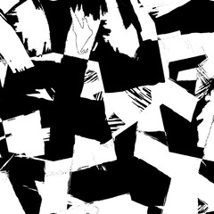 Grunge black and white. Dark abstract texture. Dirty destroyed background. Old vintage surface. Pattern of dirt, dust, scratches, chips