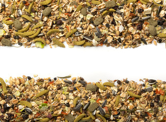 Dry Rodent Food Mix for Mouse, Rabbit or Degu Isolated