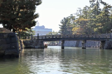 Fototapeta premium 松江城の北惣門橋、