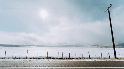 Carretera y nieve