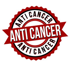 Obraz premium Anti cancer label or sticker