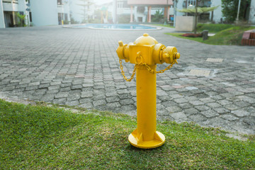 fire hydrant in the housing area