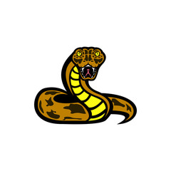 Fototapeta premium snake vector illustration 