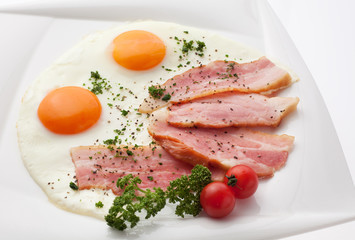 ベーコンエッグ