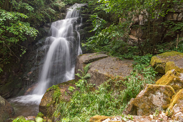 Gabrovo waterfall in Belasica Mountain,North Macedonia