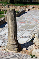 antike Ausgrabungsstätte der Ayios Trias Basilika