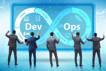 DevOps software development IT concept