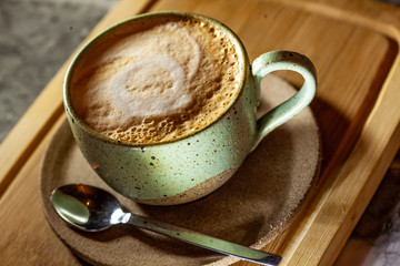 Café feito com arte, art in coffee