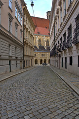 Fototapeta na wymiar Streets of Vienna