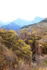 Fototapeta na wymiar Wanxian mountains scenery, China