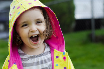 portrait of little girl