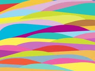 The Amazing of Colorful Art, Abstract Modern Shape Background or Wallpaper