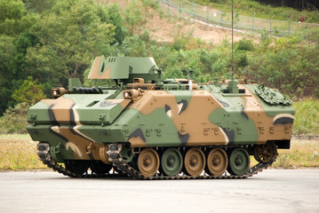 Fototapeta premium heavy military vehicles