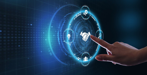 Business, Technology, Internet and network concept.