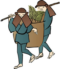 浮世絵　町人　その127