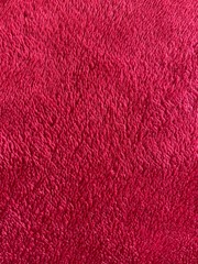 texture of knitted red fabric