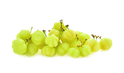 star gooseberry on white background