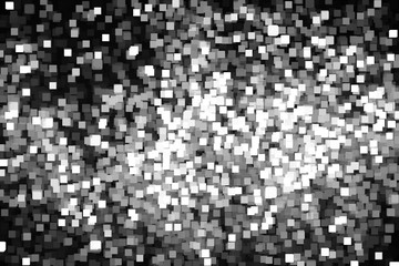 Beautiful bokeh on a black background