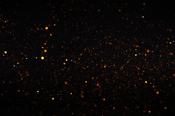 Beautiful bokeh on a black background © Prasong Takham