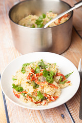 Vegetarian Risotto - Sundried tomatoes, artichoke, and mushroom 