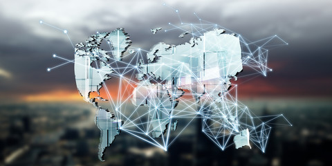 Global connection technologies . Mixed media