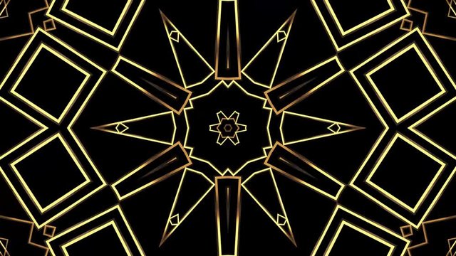 20s Retro style. Abstract Art deco style Linear Geometric gold pattern 1920s Vintage background.