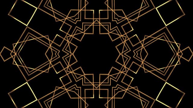 20s Retro style. Abstract Art deco style Linear Geometric gold pattern 1920s Vintage background.
