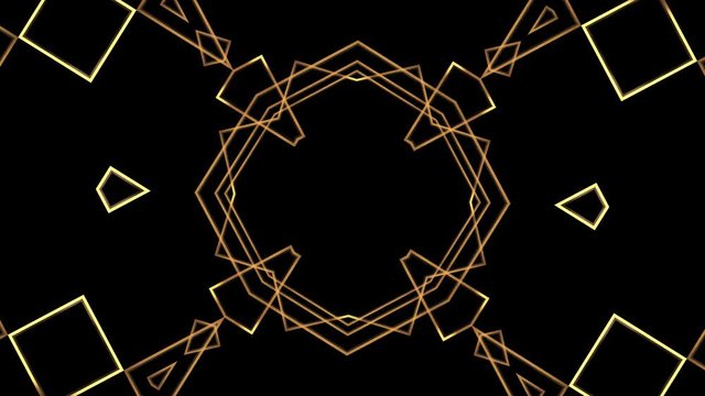 20s Retro style. Abstract Art deco style Linear Geometric gold pattern 1920s Vintage background.