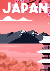 Japan Vector Illustration Background