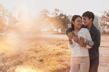 A couple of gay women moments romantic happiness. equal rights for the lgbt community.