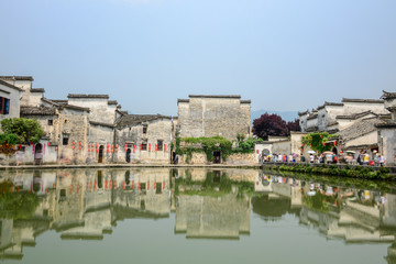 Fototapeta na wymiar Hongcun village, Unesco site, Huangshan, Anhui Provice, China 