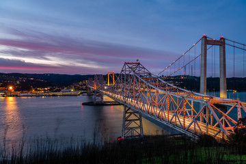 Fototapeta na wymiar Alfred Zampa Memorial Bridge at Dawn