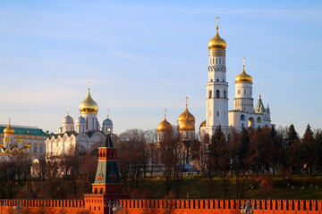 Fototapeta na wymiar Beautiful photo of views of the Moscow Kremlin