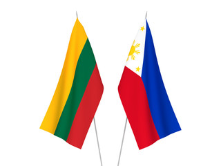 Lithuania and Philippines flags
