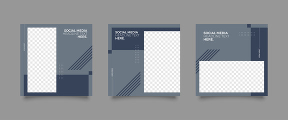 Modern Trendy promotion square web banner for social media mobile apps. Elegant sale and discount promo backgrounds for digital marketing