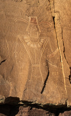 Mysterious Haunting Ancient Historical Native Rock Art Petroglyph