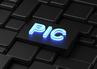 PIC acronym (Programmable interrupt controller) - obrazy, fototapety, plakaty
