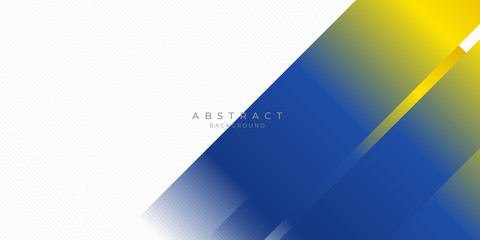 Blue yellow white abstract background suit for presentation design