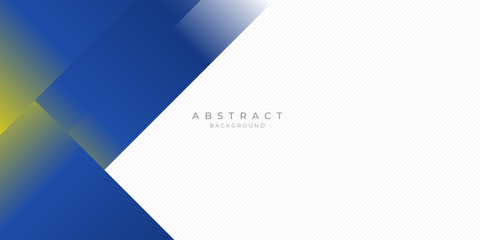 Obraz premium Blue yellow white abstract background suit for presentation design