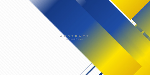 Blue yellow white abstract background suit for presentation design