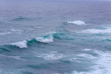 Nature scene image of ocean wave at Jeju Island, South Korea for Background or wallpaper use.