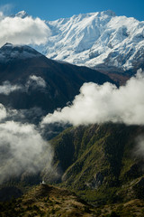 view of the annapurna nepal