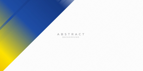 Blue yellow white abstract background suit for presentation design