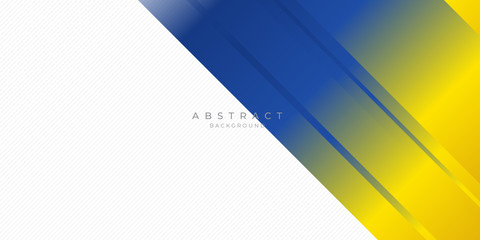 Blue yellow white abstract background suit for presentation design