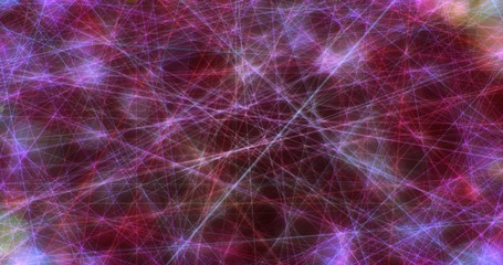 Magic space colorful shapes