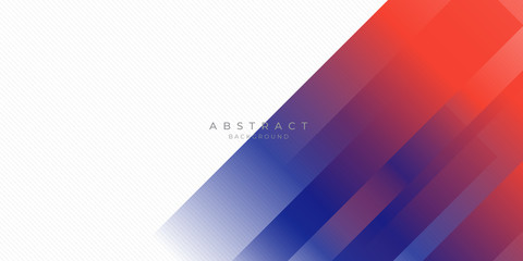 Modern red blue abstract background with stylish line square suit for presentation design